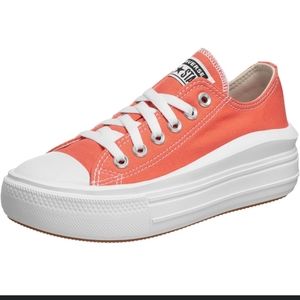 Converse Chuck Taylor All Star Move Platform Low Shoes "Bright Madder"